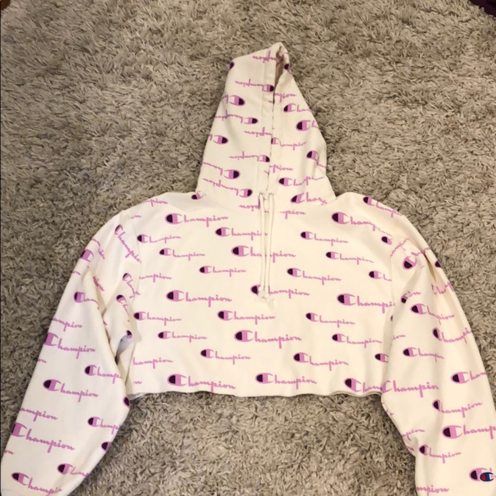 Cropped Champion Hoodie